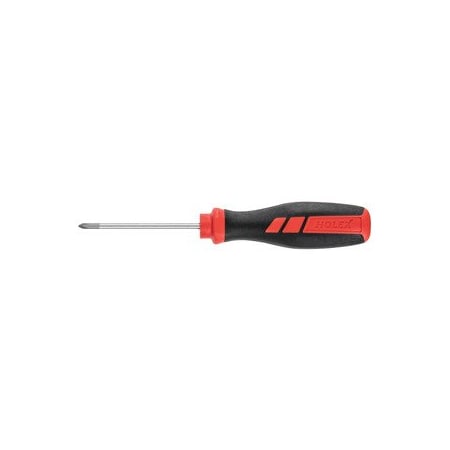 Holex Screwdriver for Phillips, with power grip, Cross head size: 0 668401 0
